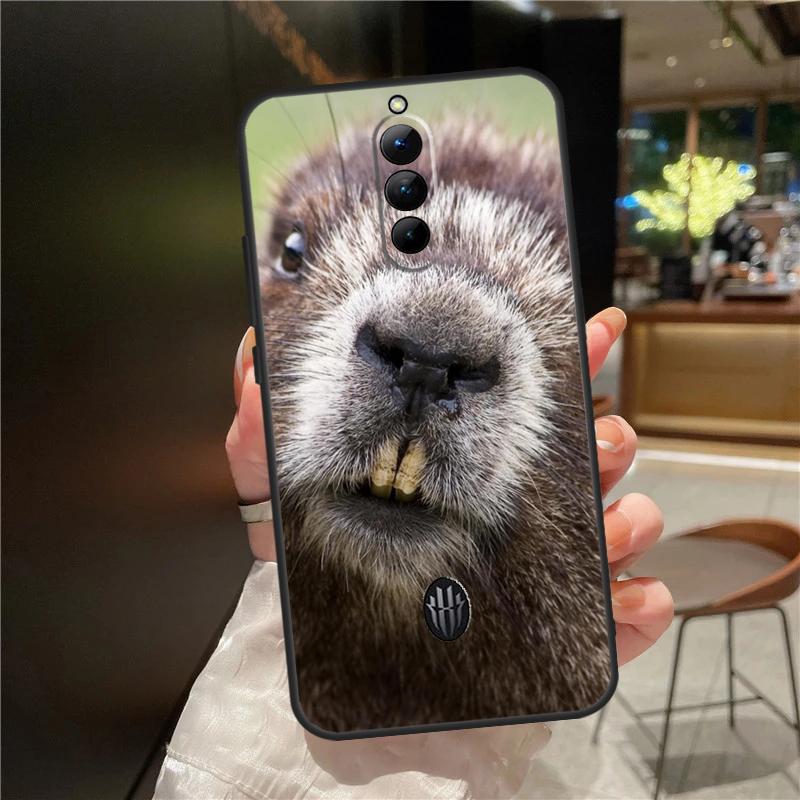 Animal Beaver Case For ZTE Nubia Red Magic 11 10 9 8 9S 8S 10S Pro Plus 6 7 6S 7S For RedMagic 10 Air Cover