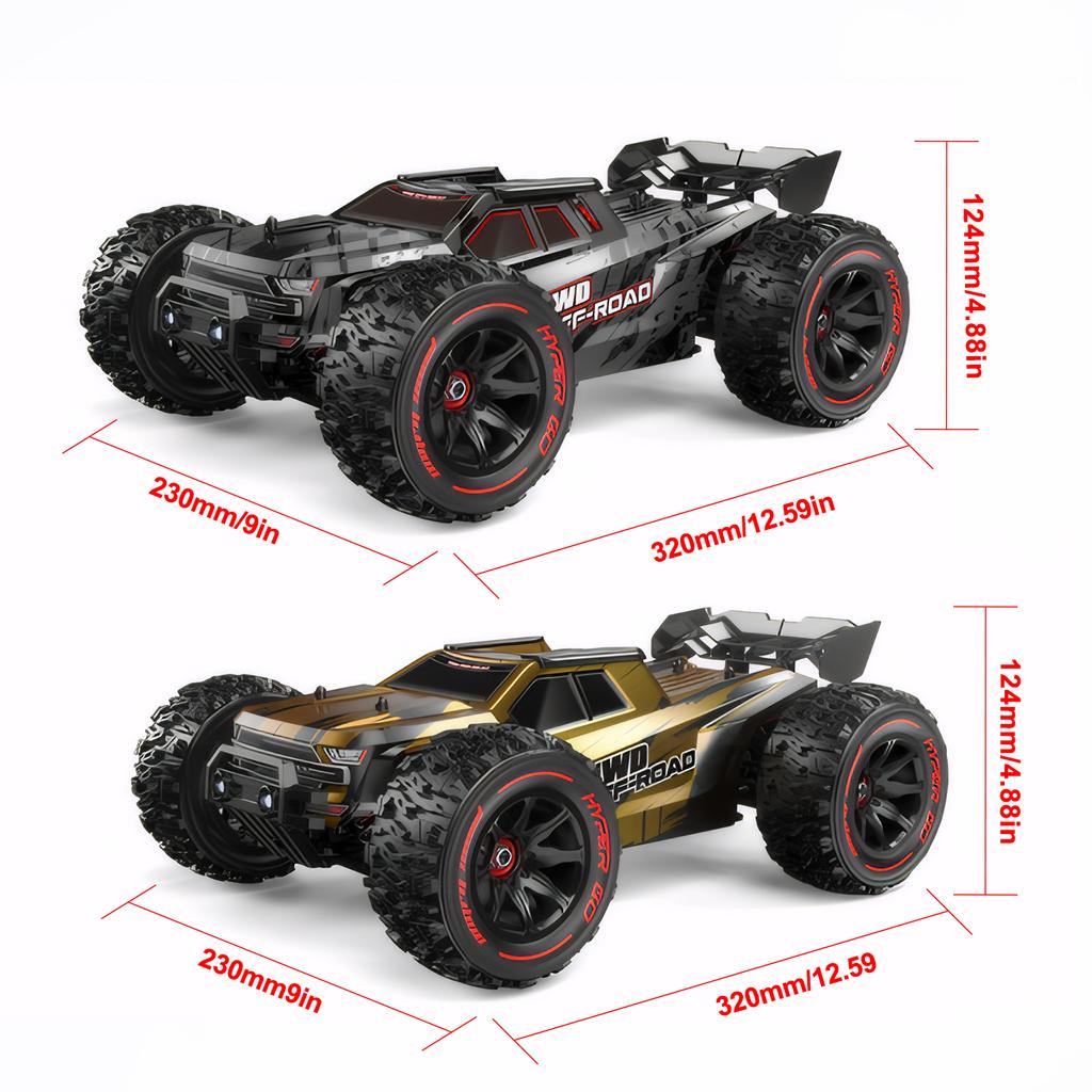 1/14 MJX 14210 HYPER GO RC Car Brushless High Speed RC Car Model 2.4G 4WD High Speed Off-Road Remote Control Drift Monster Truck