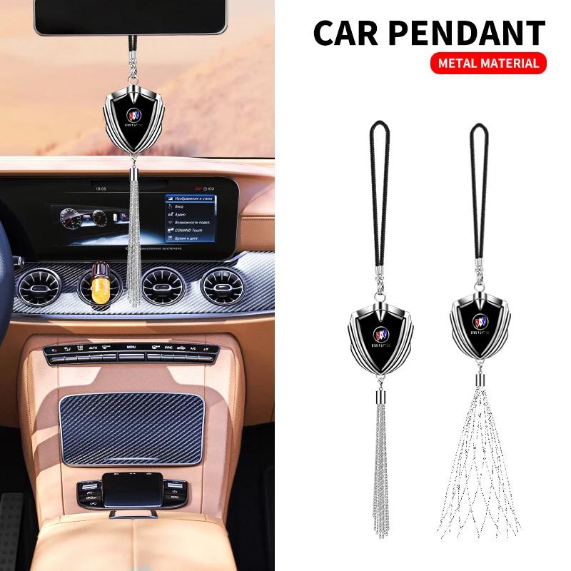 Car Pendant Metal Badge Rearview Mirror Hanging Ornament Decoration Accessory For Buick Century Excelle XT Envision Excelle GT