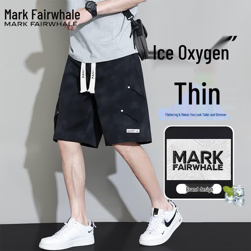Mark Fairwhale Men s Plus Size Summer Straight-Leg Shorts L