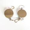4cm All-Metal Steel Wire Anti-Theft Retractable Nylon Keyring