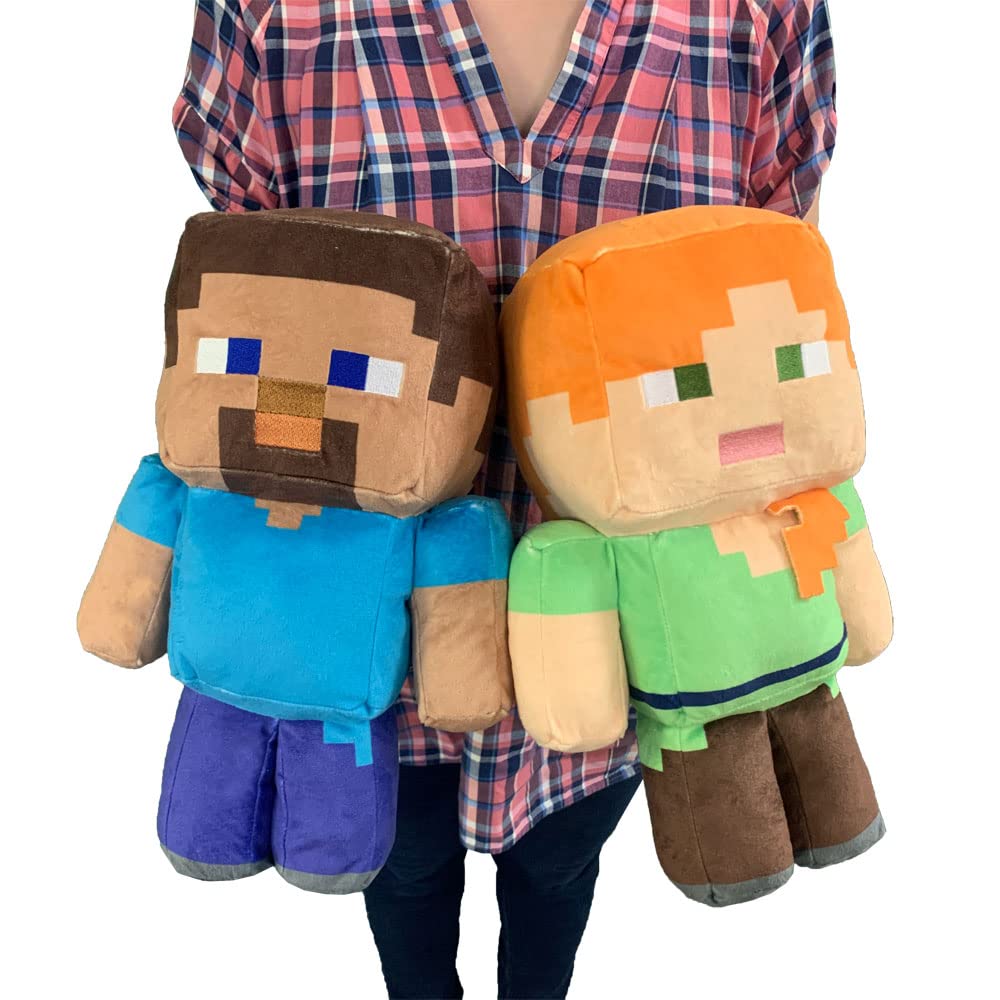 Popular characters in large plush toys. BIG Plush Toys: Alex and Steve, set of 2, approximately 35cm. Official merchandise.