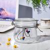 Creative Glass Bottle with Sand, Shells, Lucky Stars, Paper Cranes, and Rainbow Pentagrams