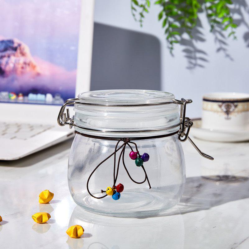 Creative Glass Bottle with Sand, Shells, Lucky Stars, Paper Cranes, and Rainbow Pentagrams