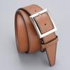 Men'S Belt Alloy Belt Simple Casual Pin Buckle Belt Pu Belt Men'S