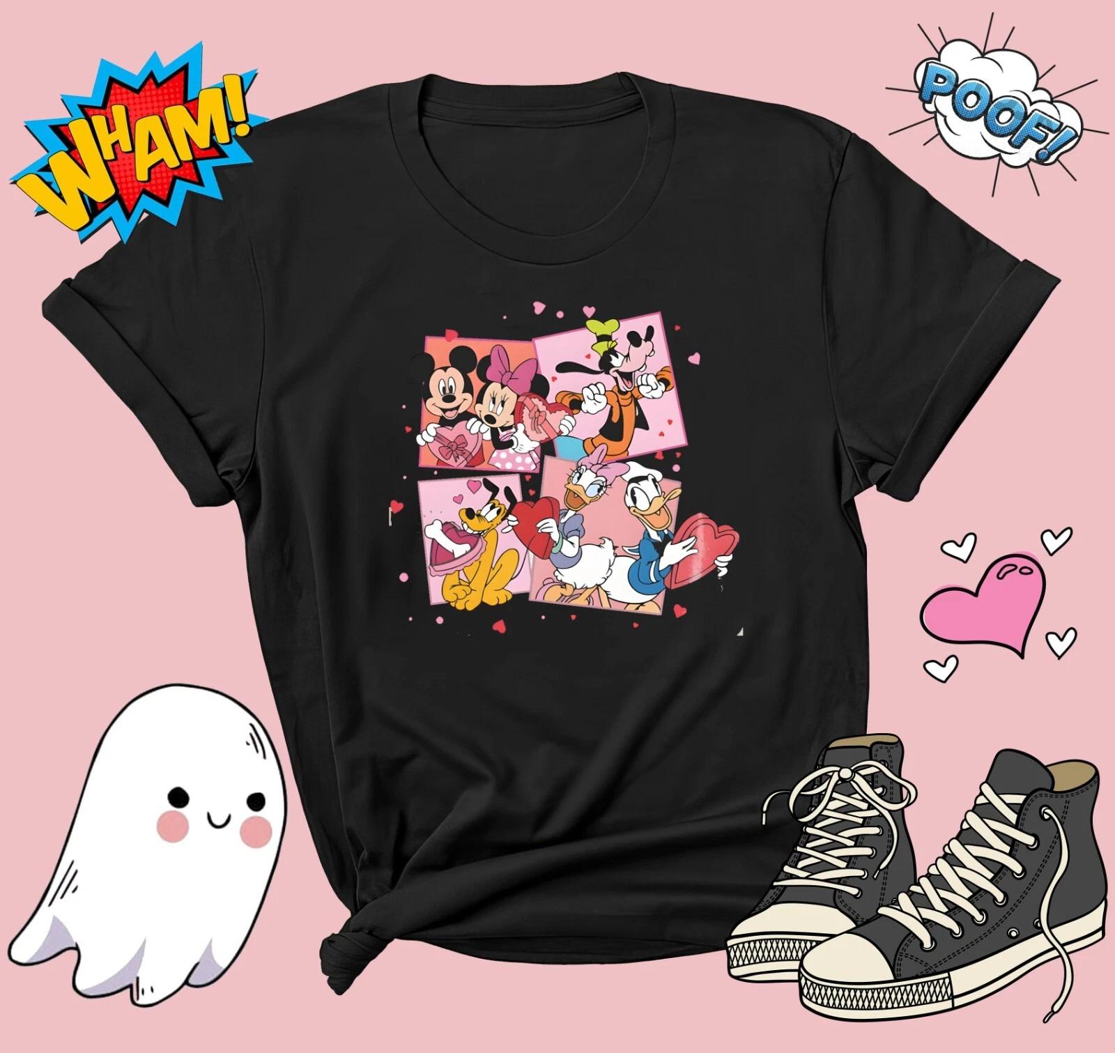 Mickey And Minnie Valentine T-shirt T shirt Men Women Unisex Tshirt G741 XXXXL
