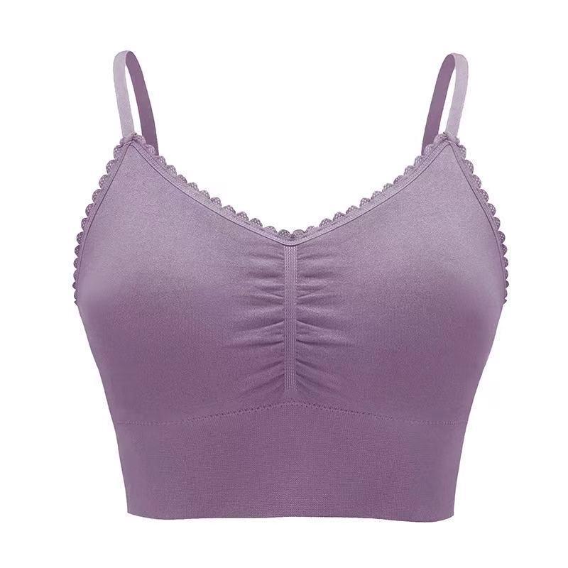 

Versatile Anti-Exposure Sports Bra Camisole with Uplift & Beautiful Back Design Small