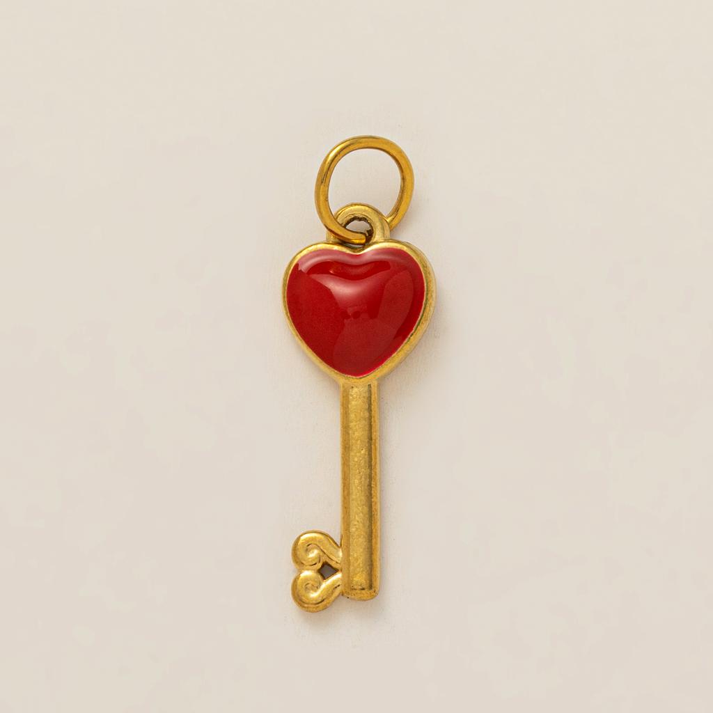 Fashionable and Trendy New Heart-shaped Pentagram Full Diamond Horseshoe Pendant Charms for Jewelry