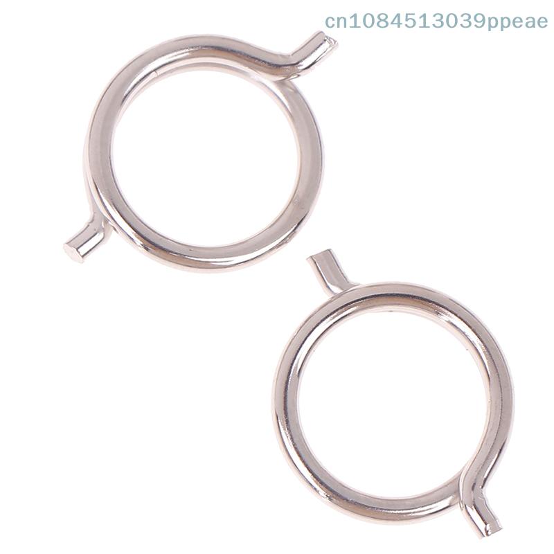 2 Pcs Chicken Bone Scissors Accessories Spring Wire Diameter 1.8mm Outer Diameter 15mm Nickel Plated Steel Torsion Spring