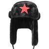 Winter Fleece Lined Russian-Style Trooper Hat With Ear Flaps Windproof Warm Outdoor Cap Men Women