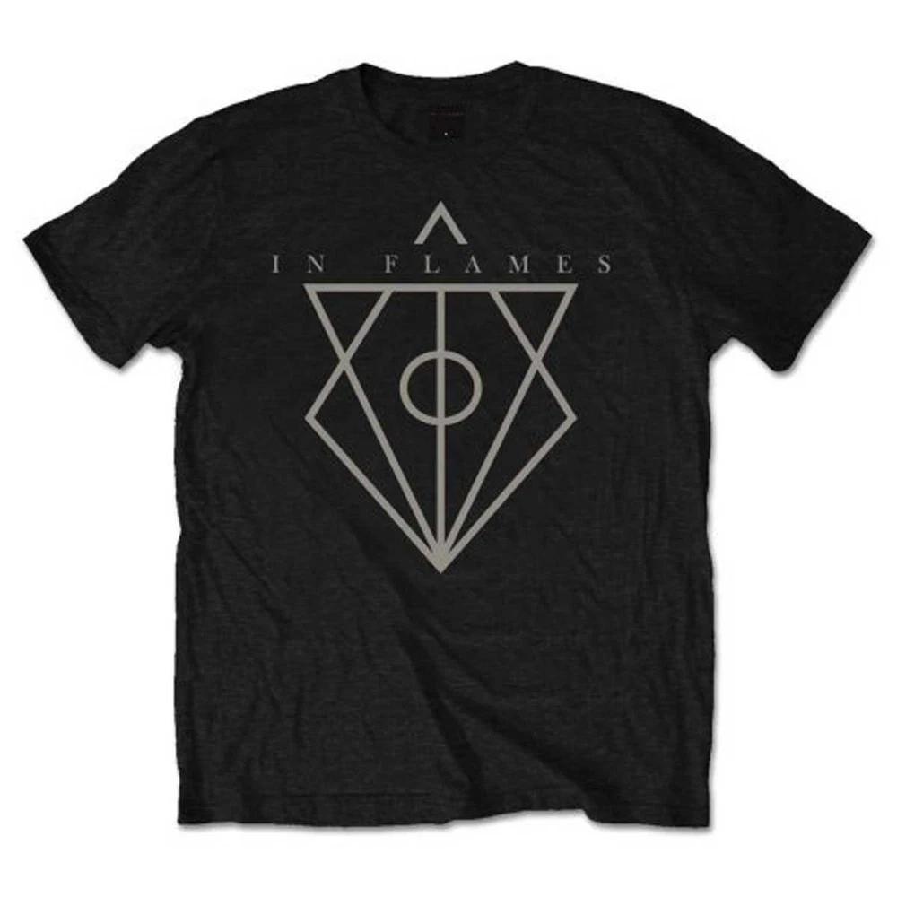 In Flames Logo Unisexs TShirt L