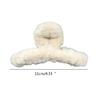 Plush Hair Catchs Hair Barrettes for Thick Hair Furs Hair Claw Clips Jewelry