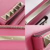 Valentino VaVaVoom Shoulder Bag Rock studs ChainShoulder pink lambskin Women Used