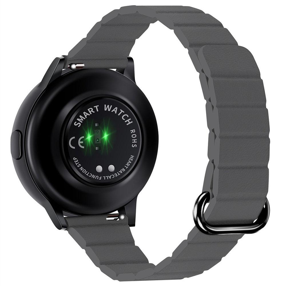 22mm Slim Magnetic Strap for Huawei Watch GT 6/5/5 Pro/4 46mm Microfiber Leather Watch Band Reverse Buckle Design