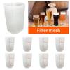 8 Größen 100 Maschen Bier Nylon Sieb Filterbeutel Wiederverwendbares Netzsieb für Milch Hopfen Tee Brauen Hausgemachte Weinherstellung Barwerkzeug