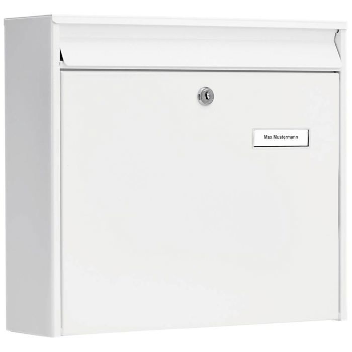 Boîte Aux Lettres - Burg-Wächter - Mail 5877 W - Grand Volume - Acier Galvanisé - Format A4