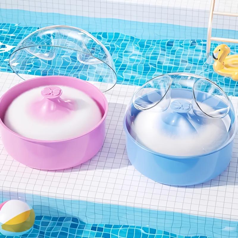 1pc Portable Refillable AfterBath Loose Powder Case Soft Sponge Puff Cosmetic Jar for Face Body Talcum Makeup Storage Holder