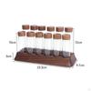 Coffee Bean Storage Tube Organization Single Dose Sealed Lid Jar for Retail Countertop Bar