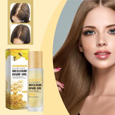 Honey Hair Care Serum Oil Honey Rosemaryrepairs Dry And Frizzy Hair Moisturizing Nourishing Oil(10ml)