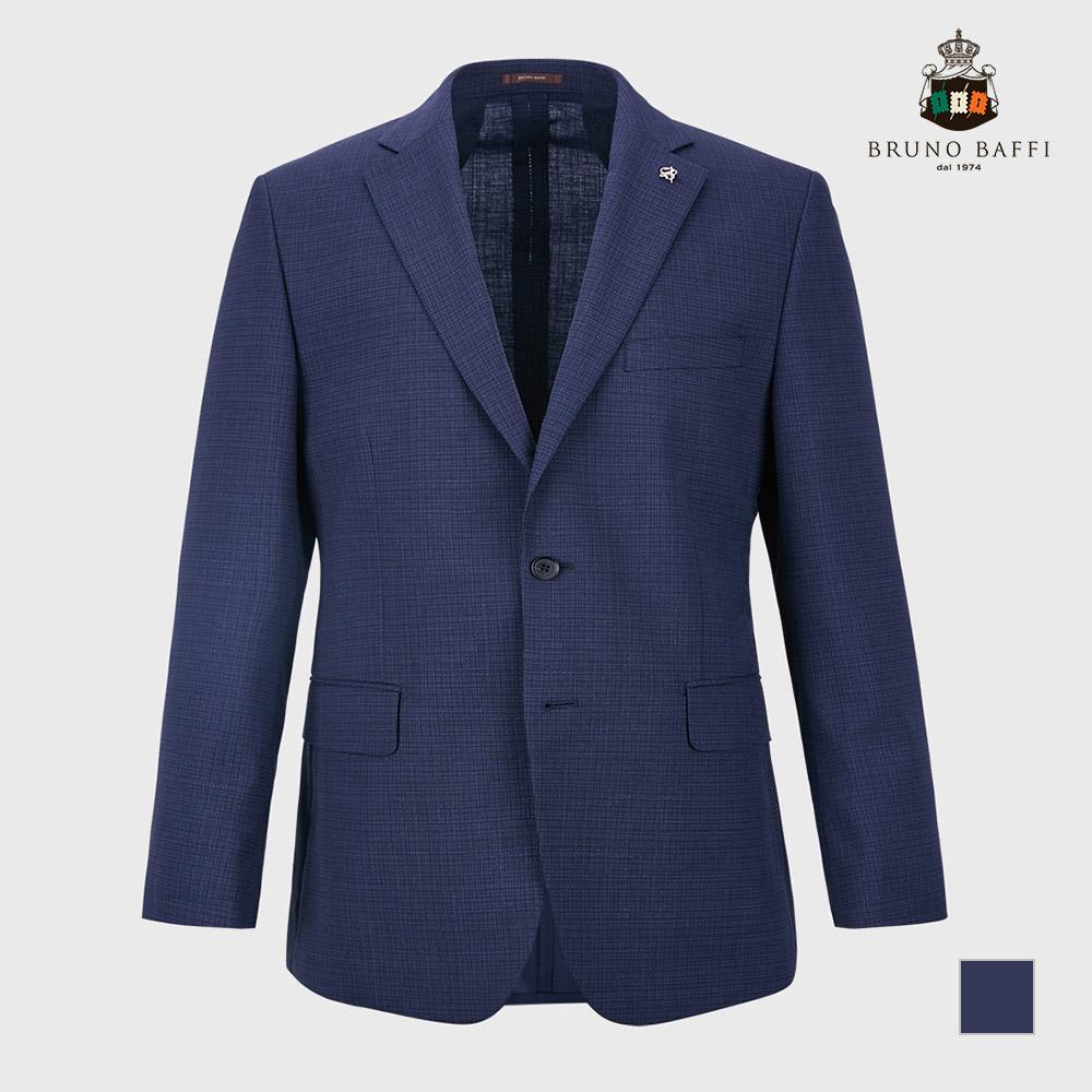 Brunobaffi Wool Blend New Basic Navy Suit Jacket_Mangaxm3351