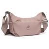 Leichte Nylon-Umhängetasche für Damen, lässige Schulterhandtasche mit verstellbarem Riemen