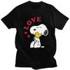2025 New Fashionable Urban Cool Snoopy T-shirt Men's Cute Short Sleeve T-shirt Unique Clothing Women Men's Top Couple's Clothing