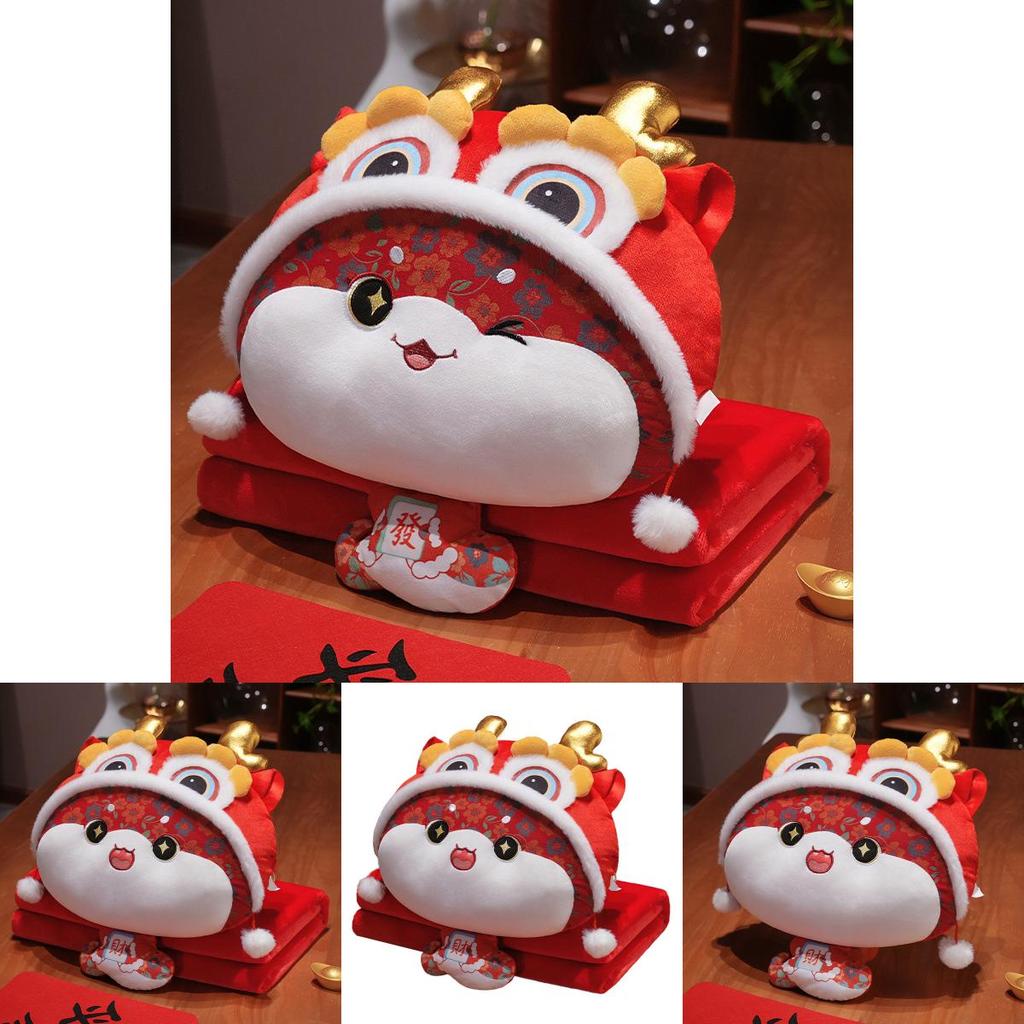 Schlangenplüschkissen mit gesticktem Cartoon-Design für Büronap und Autositzstütze