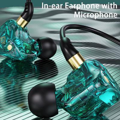 Computer Gaming Headset In-ear Wired Headphone 3.5mm Jack with Mic Bass Stereo HiFi