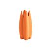 Nordic Ceramic Irregular shape Orange Small Vases, Home Dining Table, Living Room, Bedroom, Office Accessories, Flower Ware, 1Pc