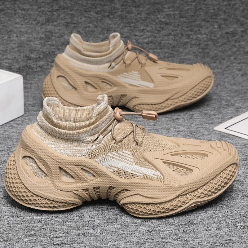 

Мужская обувь осень новая мода универсальная мужская спортивная повседневная обувь эластичная вязаная дышащая обувь для пап 45