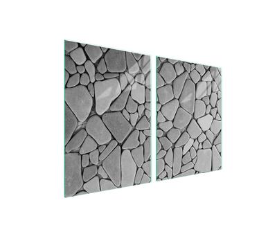 Glass Protective Plate for Stove 2x45x52 Stone