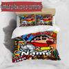 3pcs Duvet Cover Set (1*Duvet Cover + 2*Pillowcase, Without Core), Custom Name Crayon Shin Pattern Bedding Set, Home Bedroom Decor Gift