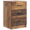 Vintage Nightstand Made of Reclaimed Wood 43 X 41 X 63.5 Cm Particleboard
