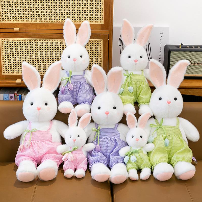 Cute Pacha Rabbit Doll Plush Toy Girl Sleeps with Doll Warm Heart To Accompany Girlfriend Birthday Gift