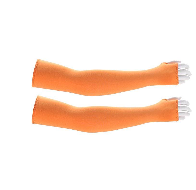 Wholesale Adult's Cooling Arm Sleeves Long Fingerless Gloves Anti-Slip Sun Protection Arm Sleeves