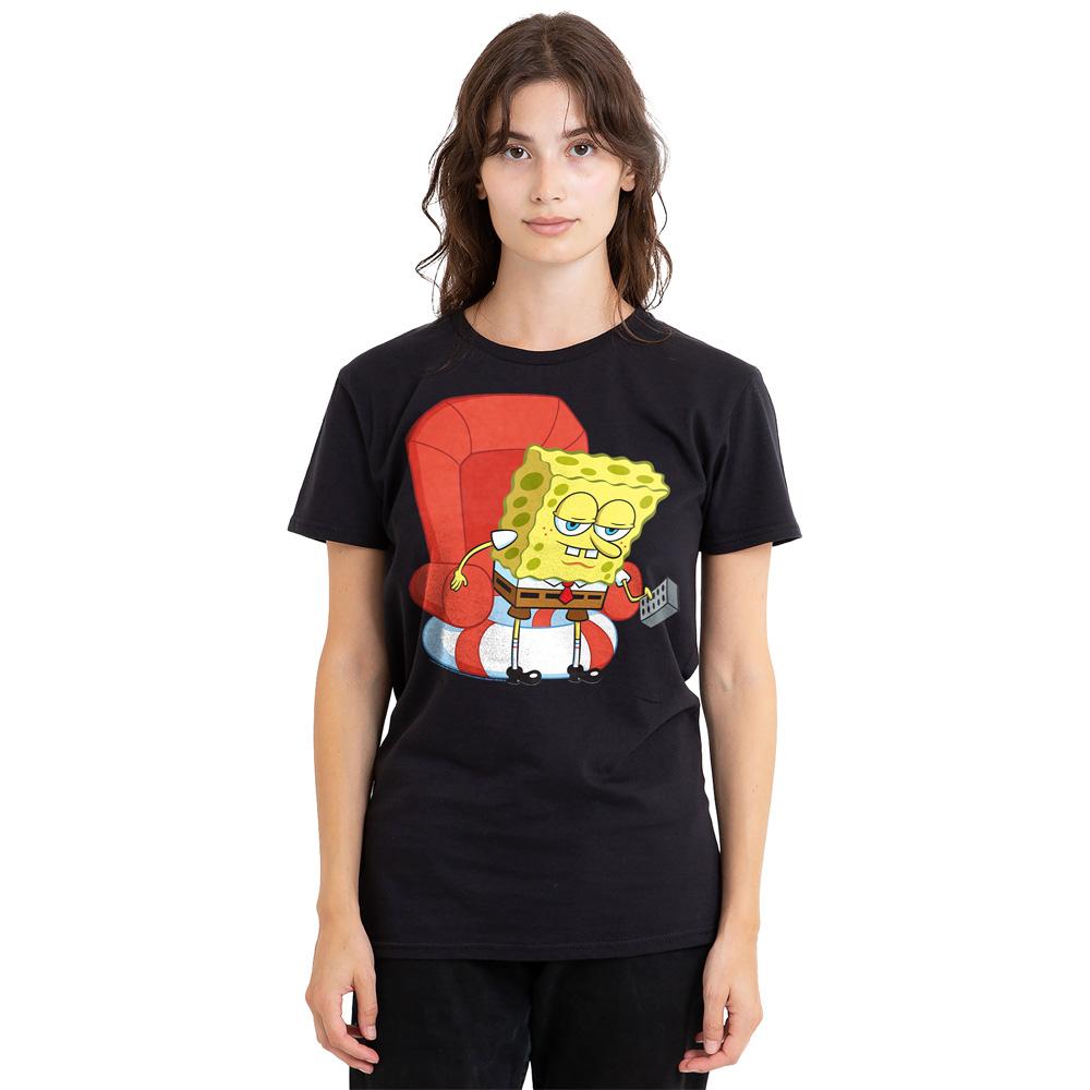SpongeBob SquarePants Unisex Adult Head Out Meme T-Shirt