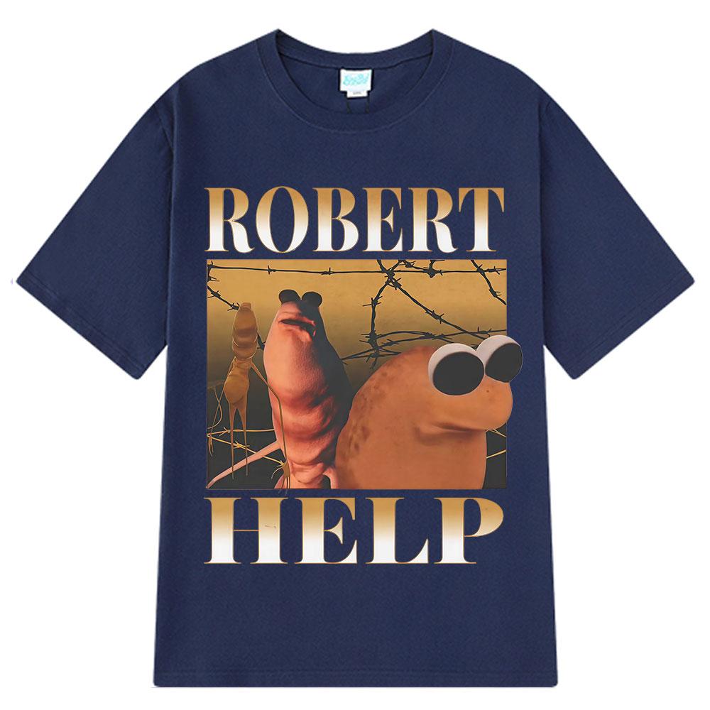 2025 Summer Marcus The Worm I Dont Like This Rock Funny Men Harajuku Shortsleeved Cotton Hiphop Casual Breathable Tshirts