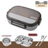 Microwave-Safe 304 Stainless Steel Lunch Box with Lid for Students
