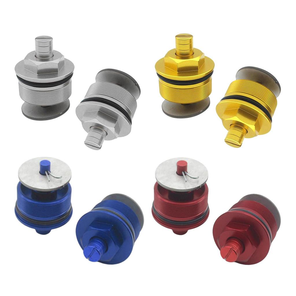 Replacement Adjustable Shock Absorber Screw Aluminum Alloy Cap Nut Protector for Honda CB400 Superfour CBR400 NSR250