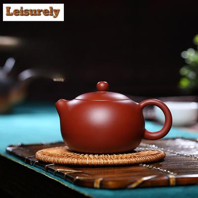 180 ml Boutique Yixing Lila Ton Teekanne Handgefertigte Kanne Roherz Dahongpao Schlammkessel Chinesisches Zisha Teeset für Teesammlung Geschenk