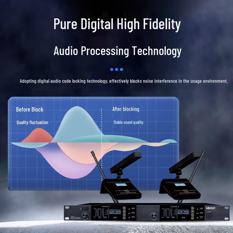 HDCON HT-D820D3 UHF Wireless Conference Microphone System (CN version)