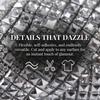 3 Yards Self Adhesive Square Rhinestone Shiny Flexible Rhinestone Strip Sparkling DIY Decoration Apparel Accessory Garment Trim