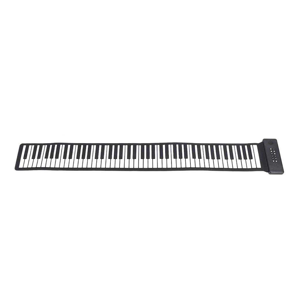 Roll Up Flexible Piano Keyboard for Kids Beginners Portable Foldable 88 Keys Silicone Bluetooth Pian