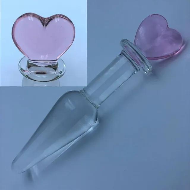 Smooth Crystal Glass Anal Plug Vaginal Anal Beads Plug Massage Masturbation Sex Toys Realistic Dildo Penis For Couples Adults