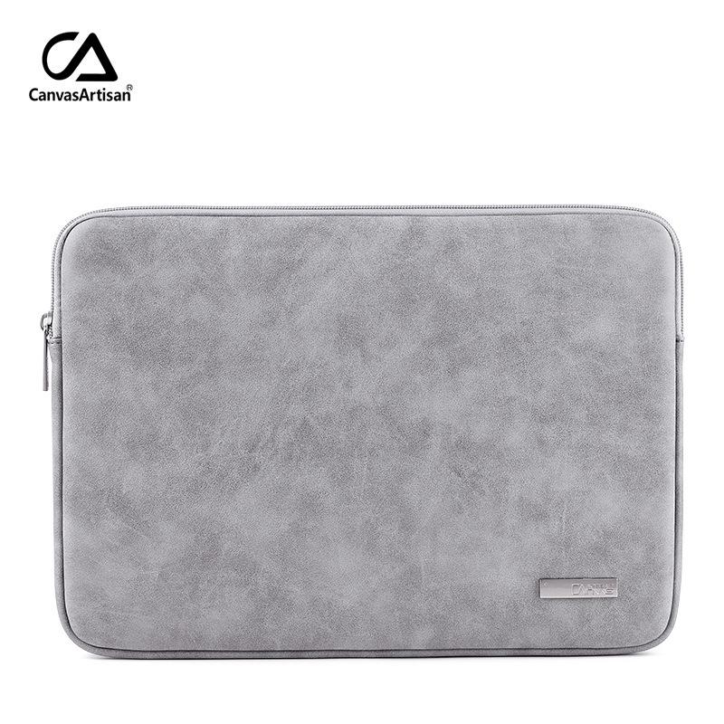 17-inch Faux Leather Laptop Sleeve and Computer Bag