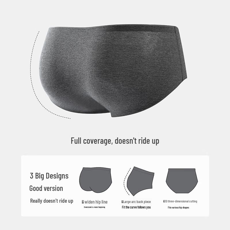 Christies Women's 10A Antibacterial Seamless Mid-Waist Cotton Underwear 3-Pack