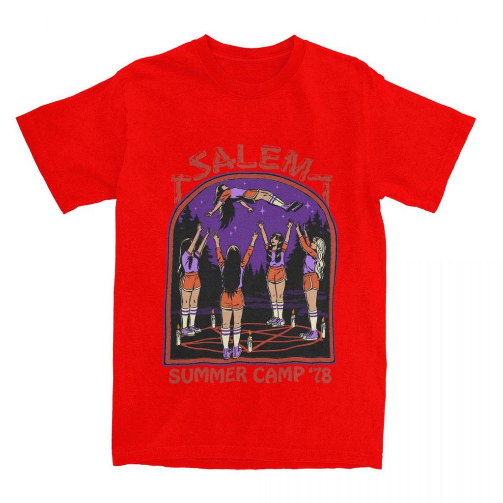 Novelty Cheerleading Basket Toss Summer Camp T Shirt Unisex Womens Cotton Salem Dark Art Tees Shirt Birthday Present Clothes