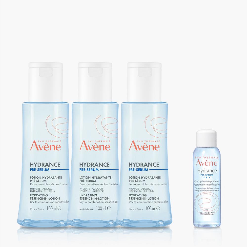 

[Avene] Гидранс Эссенция-Лосьон 100 мл (3-Pack) + 25 мл в подарок