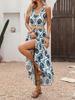 2026 Spring/Summer Sleeveless Resort-Style Split Maxi Dress for Women - TikTok Bestseller