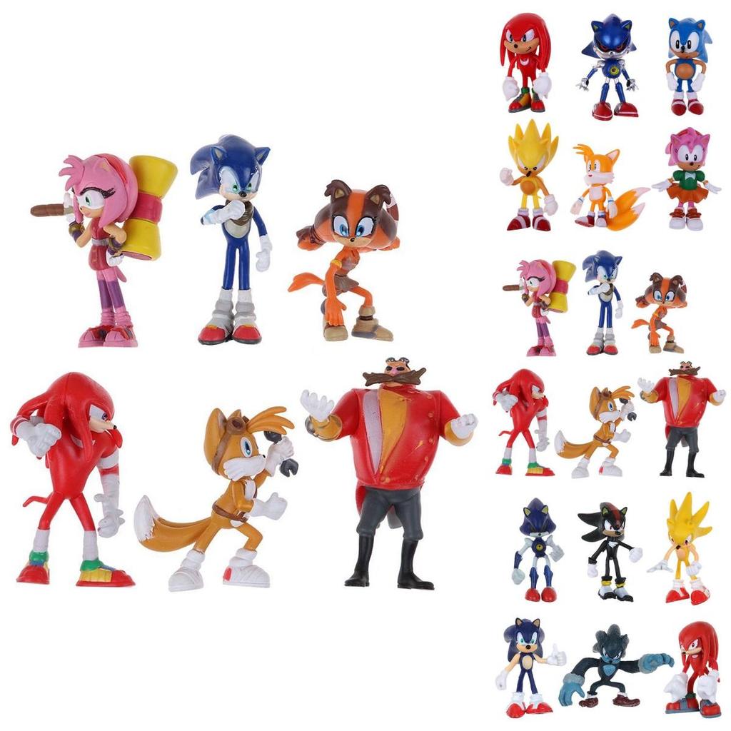 Premium Quality Cute Sonic The Hedgehog Game Action Figures Toy Set For Kids And Adults